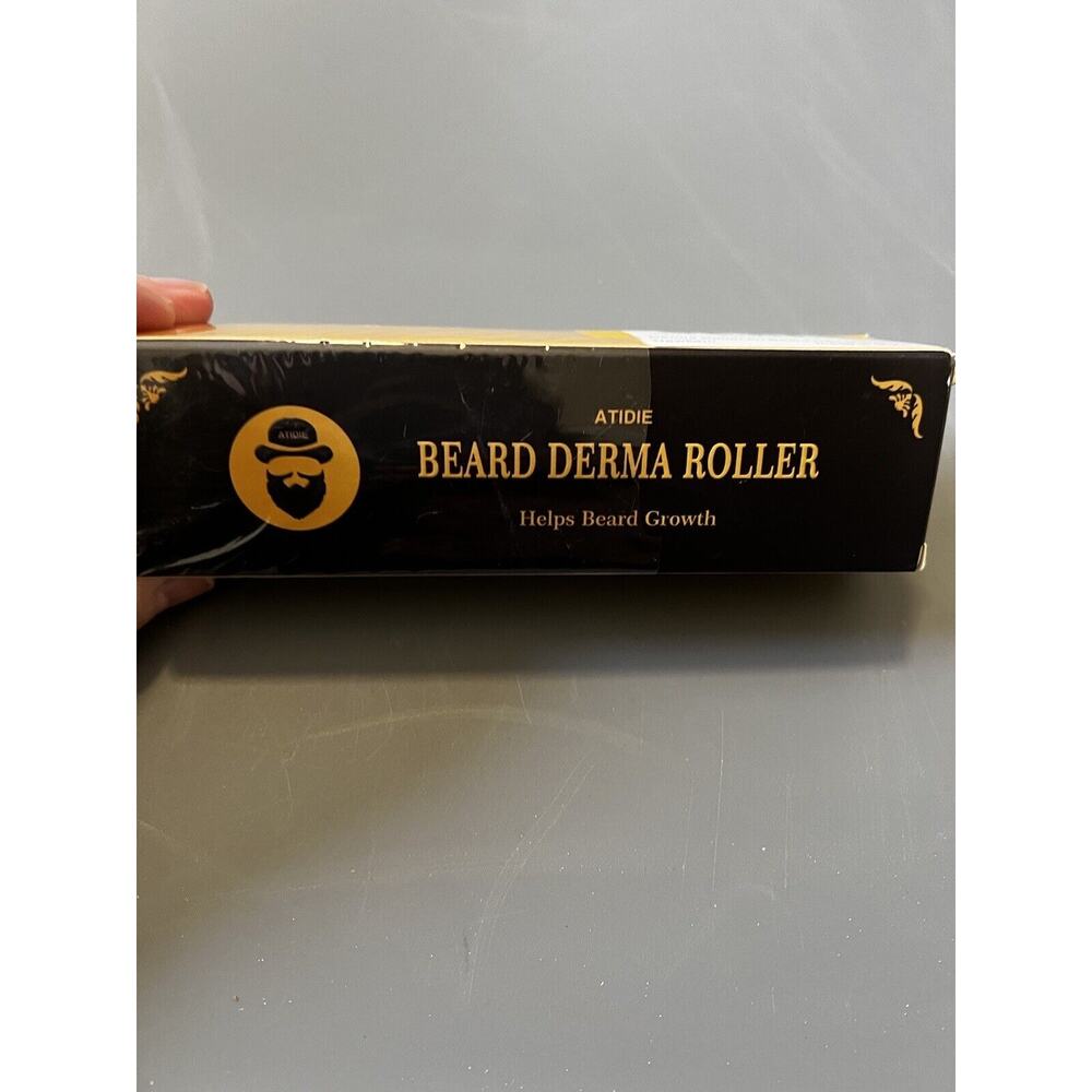 Atidie Beard Growth Derma Roller 0.5 mm Sterile Sealed Grooming NEW NIP